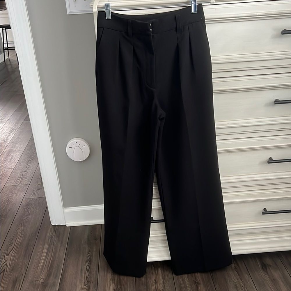 Classic Black Women's Pants wide leg